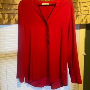 Hot Pink with Black Accents Blouse